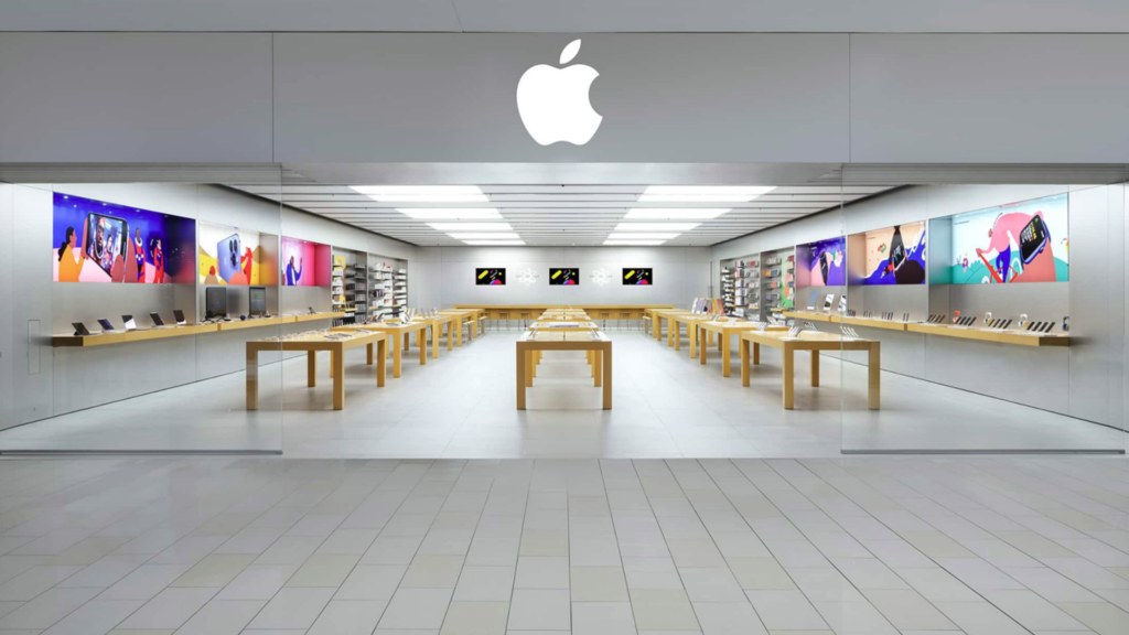 picture of the Original Apple Store Design